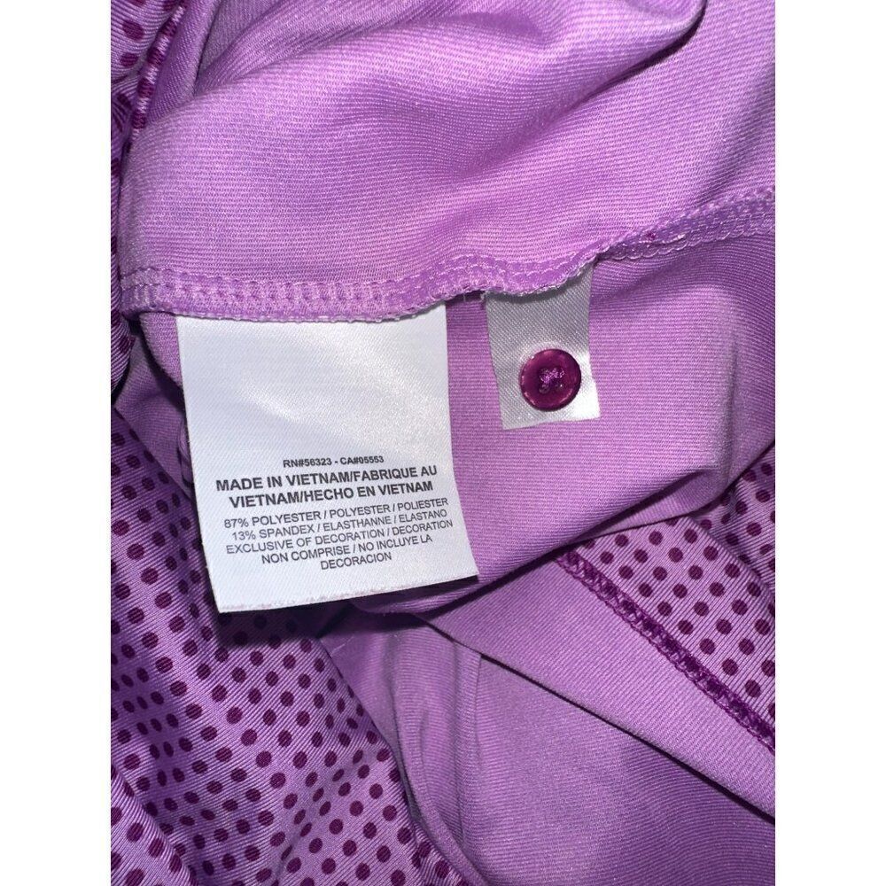 Nike Golf‎ Tour Performance Dri-Fit Purple Polo Top Size Large - Picture 10 of 12